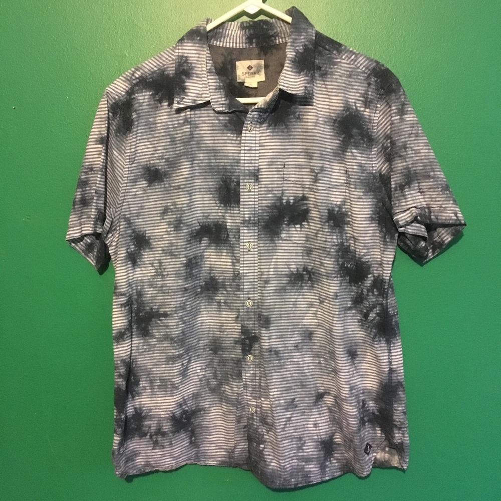 Sperry Casual Button Down island Shirt XL